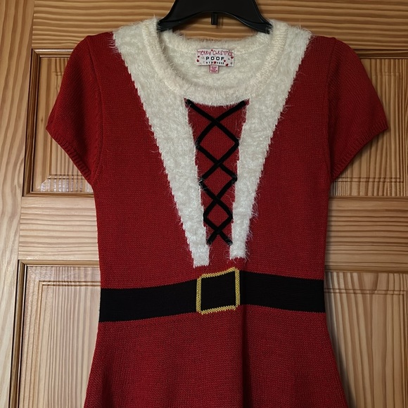 Poof NY women’s size M Santa dress.super cute for the holidays - Picture 4 of 9